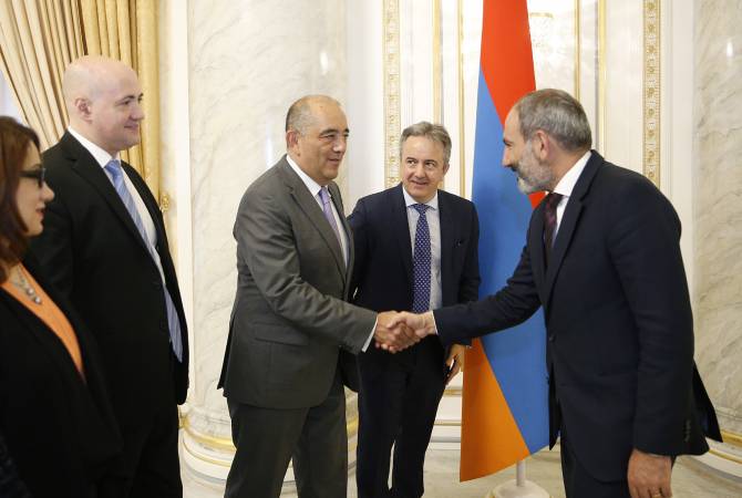 EBRD ready for close cooperation with new government: PM meets managing director Francis 
Malige in Yerevan 