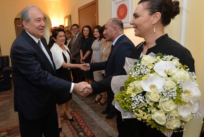 Президент Армении посетил посольство Итальянской Республики

