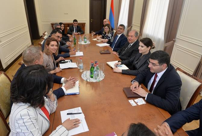 ՀՀ նախագահն ընդունել է Հայաստանում Եվրոպական բիզնես ասոցիացիայի ներկայացուցիչներին