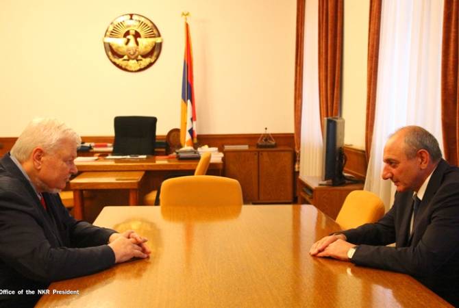 Президент Арцаха обсудил с Личным представителем Действующего 
председателя ОБСЕ ситуацию на линии соприкосновения

