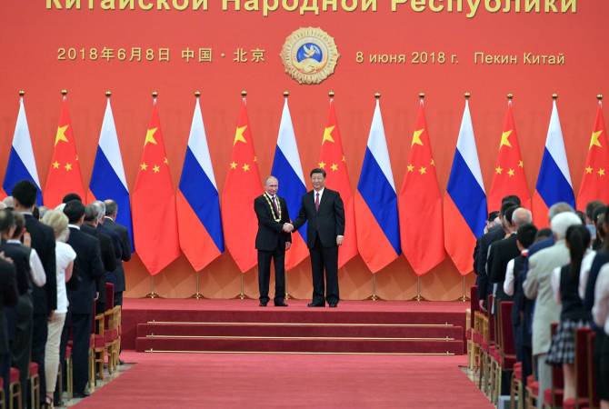Xi Jinping hands over China’s Order of Friendship to Russia’s Putin