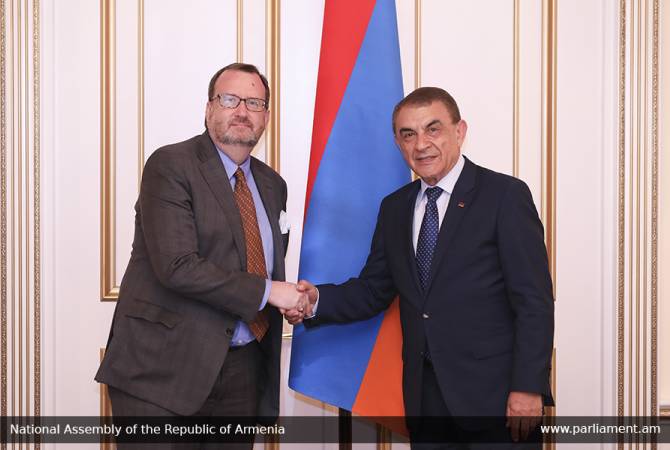 Speaker of Parliament hails US-Armenia relations as “productive” 