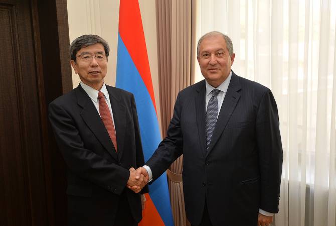 President Sarkissian suggests expanding scope of cooperation to ADB representatives