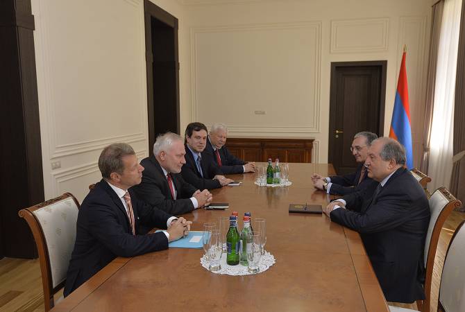 President Sarkissian, OSCE Minsk Group Co-Chairs meet in Yerevan