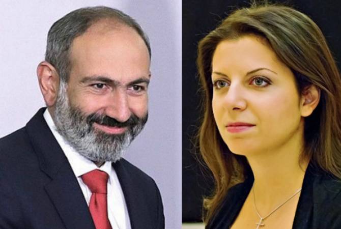 Премьер-министр Армении пообедал с Маргаритой Симоньян: главный редактор RT 
представила подробности

