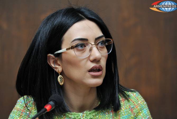 Deputy Speaker Arpine Hovhannisyan claims will vote for stripping arrested MP of immunity 