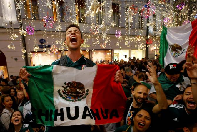 «Մոսկվան նման երեկույթ չԷր տեսել». հարյուրավոր մեքսիկացիներ են նշել իրենց հավաքականի հաղթանակը
