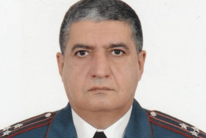Саркис Мартиросян освобожден с должности начальника полиции Еревана

