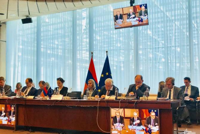 أعمال الدورة الأولى لمجلس الشراكة بين أرمينيا والاتحاد الأوروبي تنطلق في بروكسل 