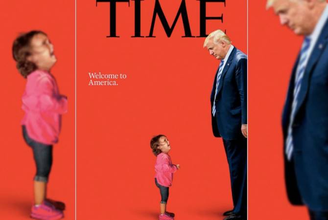 Плачущий ребенок и бессердечный Трамп попали на обложку Time