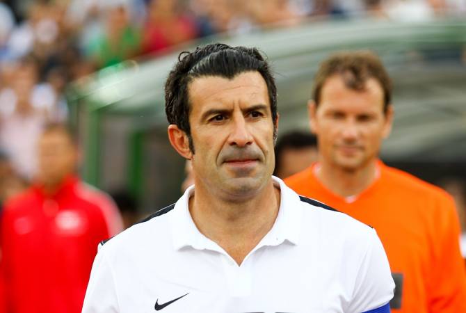 Luís Figo among football legends to arrive in Armenia in July