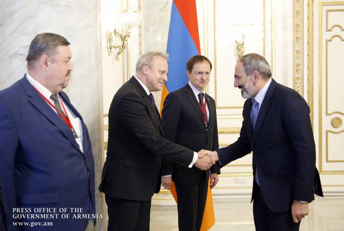 Փաշինյանը կարևորել է հայ-ռուսական հարաբերությունների զարգացումը տարբեր 
ոլորտներում