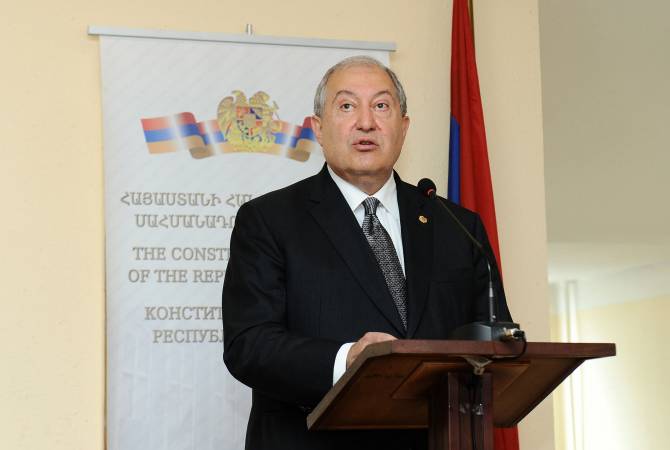 Best symbol of each state is its law-abiding citizen protected by law – President Sarkissian