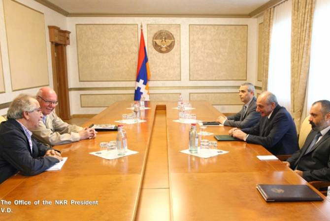 President Bako Sahakyan receives member of Artsakh-France friendship circle Jacques Remiller