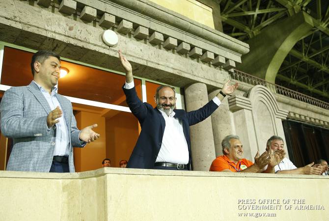 PM Pashinyan attends Golden Apricot grand opening, Legends Match in Yerevan 