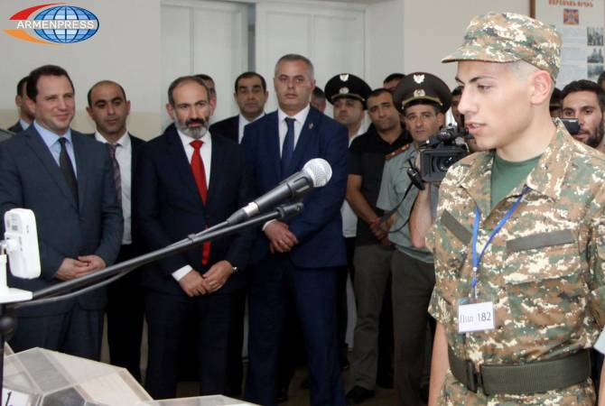 تجنيد ابن رئيس وزراء أرمينيا نيكول باشينيان/ أشوت باشينيان، بجيش آرتساخ دون المشاركة في السحب 
العام للمجندين- بناءً على طلبه-
