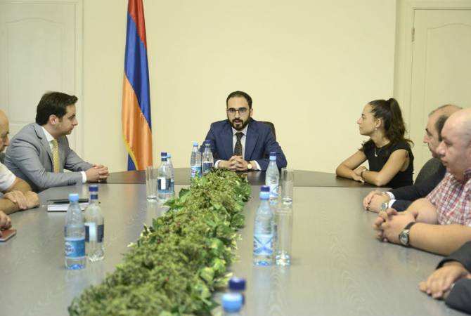 Deputy PM Avinyan introduces new chairwoman of Civil Aviation Committee to staff