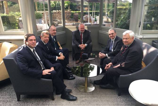 ‘No alternative to negotiations process’ – Armenian and Azerbaijani FMs meet in Brussels 