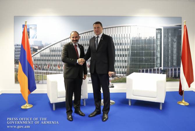 PM Pashinyan, President Vējonis discuss further development of Armenian-Latvian relations