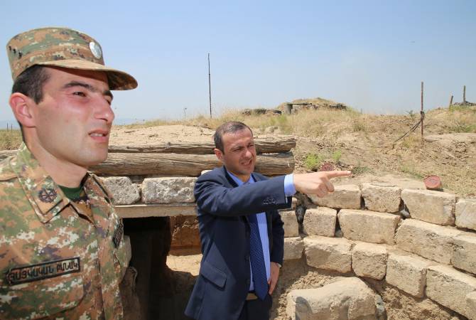 Armenia’s Security Council secretary arrives in Artsakh on working visit