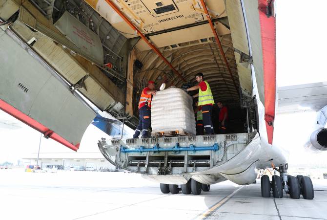 Armenia, Russia send large amounts of aid to Syria from Yerevan 