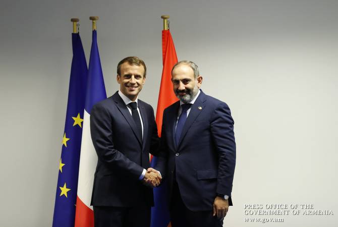 ‘Our meeting in Brussels became great opportunity to continue good tradition of political 
dialogue’ – Armenia’s PM to France’s Macron