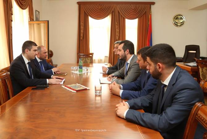 Государственный министр Республики Арцах принял исполнительного директора Фонда 
развития Армении

