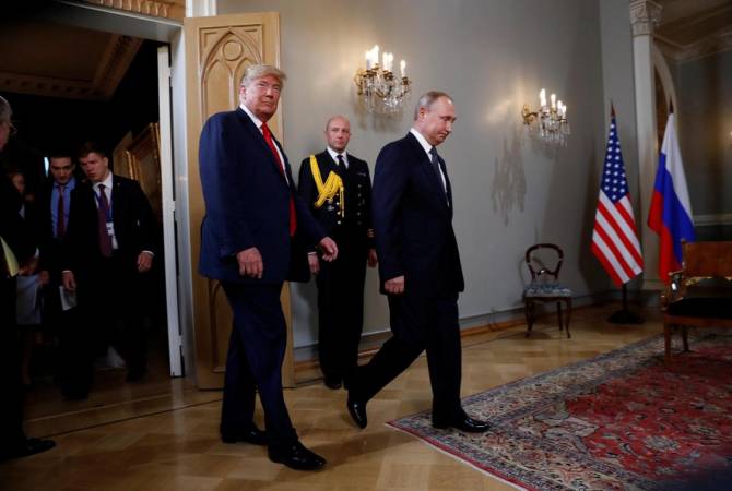 Trump expects “big results” after Helsinki summit with Russia’s Putin
