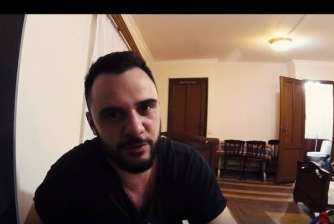 Преследуемый со стороны Азербайджана белорусский блогер армянского происхождения 
опубликовал видео из Еревана
