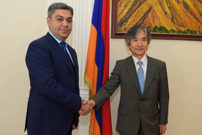 Директор Службы национальной безопасности Армении принял посла Японии


