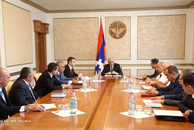 Президент Республики Арцах провел встречи с представителями сфер территориального 
управления и сельского хозяйства