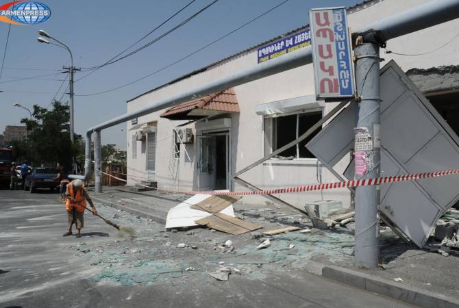 Արտաշիսյան փողոցում պայթյուն է տեղի ունեցել. ԼՐԱՑՎԱԾ