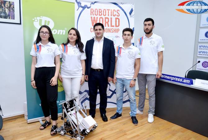 «Արմաթ» ինժեներական լաբորատորիաների սաները Հայաստանը կներկայացնեն «First Global» ռոբոտների միջազգային մրցույթում