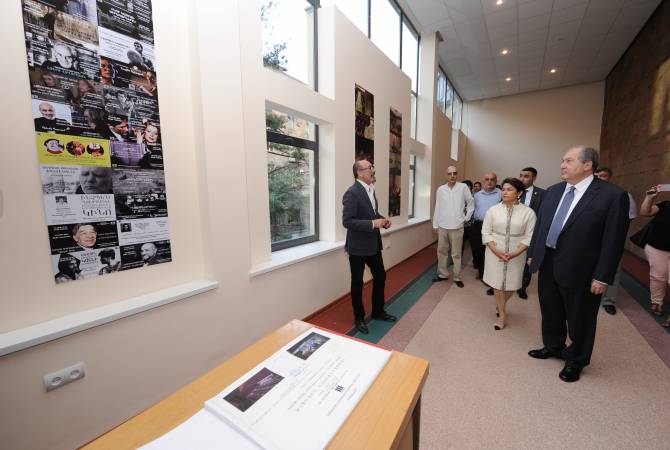 ՀՀ նախագահը Կինոյի տնից մեծ արվեստի մեծ սպասելիքներ ունի. Արմեն Սարգսյանը 
շրջայց կատարեց մշակութային օջախում