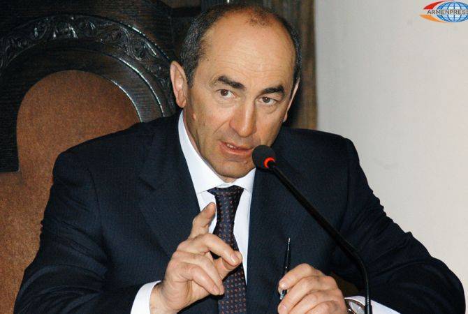 Former President Robert Kocharyan denies wrongdoing as prosecutors request court to issue 
arrest warrant over 2008 unrest 