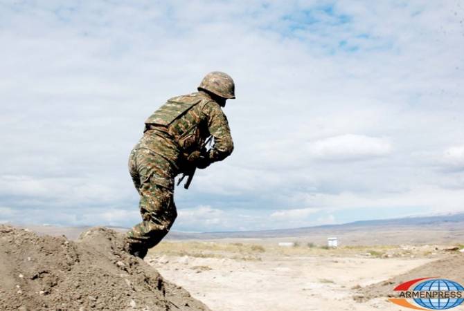 Artsakh soldier wounded by Azerbaijani gunfire 