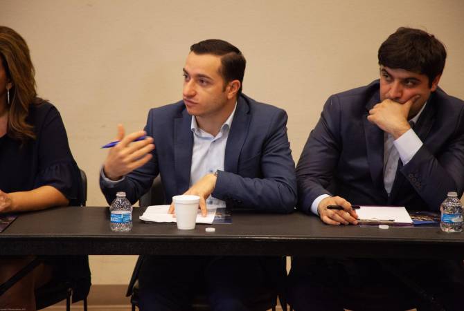 Armenian Diaspora minister’s working visit to US kicks off