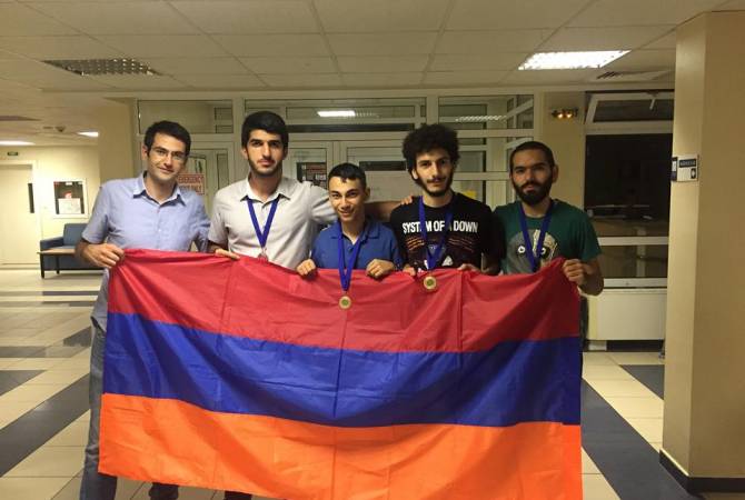 Yerevan State University students capture 3 gold, 1 silver at Int’l Math Competition 