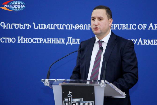 Armenia told European side that it is interested to fully use “more for more” principle, says MFA 
spox