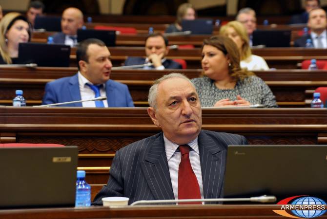MP Vardan Bostanjyan submits resignation letter to Speaker of Parliament