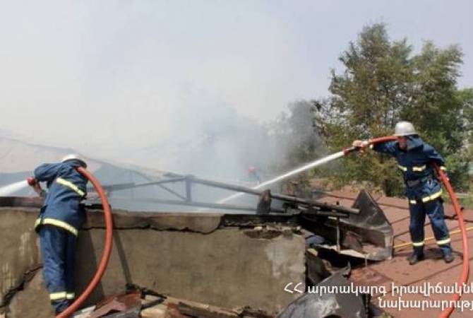 Շաղատ գյուղում հրդեհի հետևանքով երկու բնակիչ ստացել է տարբեր բնույթի 
այրվածքներ