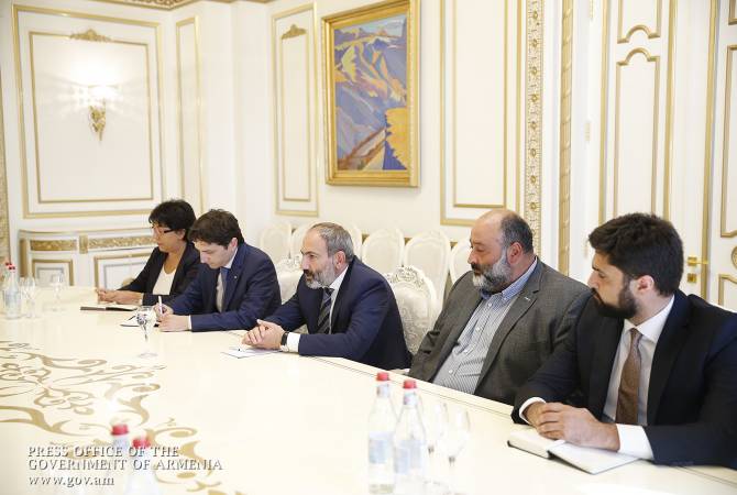 Премьер-министр принял членов Объединения  работодателей Армении – обсуждались 
вопросы развития  экономики