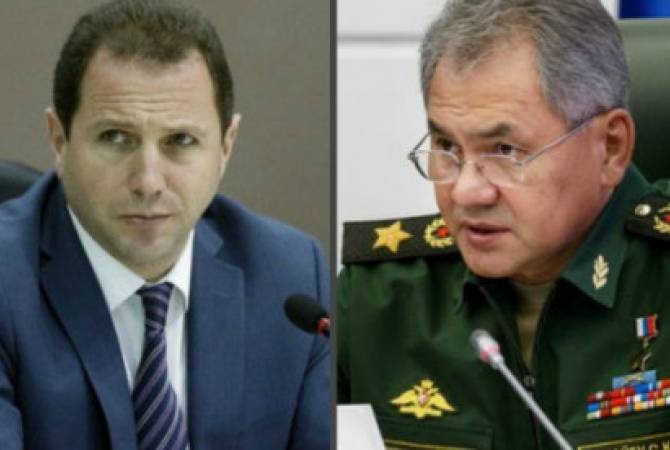 Министры  обороны  РА и РФ отметили важность последовательной реализации  
договоренностей, основанных на стратегических союзнических интересах