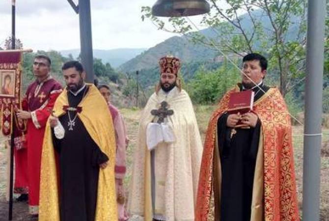 Колокол подаренный благотворителями из Украины зазвенел в армянской церкви