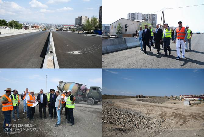 Продолжается строительство отрезков дорог Давиташен-Аштарак и Бабаджанян-Аштарак 