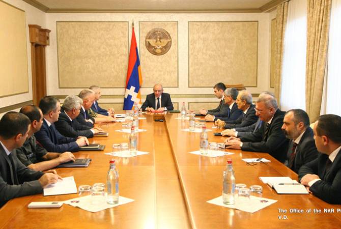 Президент Арцаха Бако Саакян провел заседание Совета безопасности