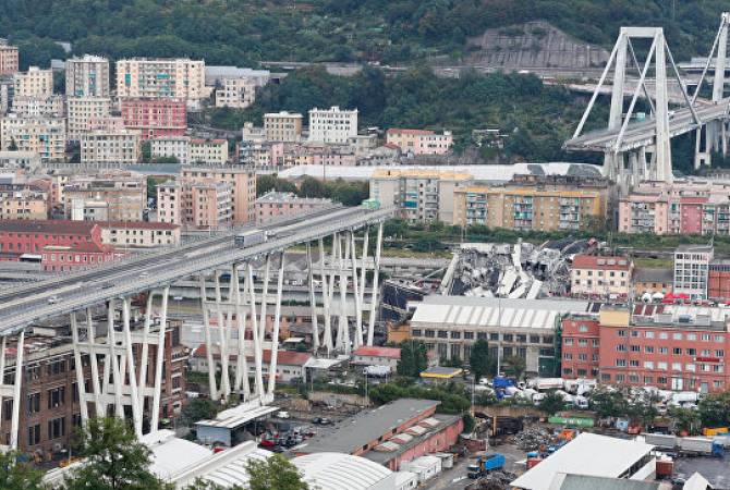 Число жертв  обрушения  моста  в  Генуе достигло 30
