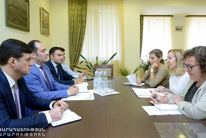 Артак Зейналян принял и.о. главы делегации Международного комитета красного креста в 
Ереване Доминик Лиегм