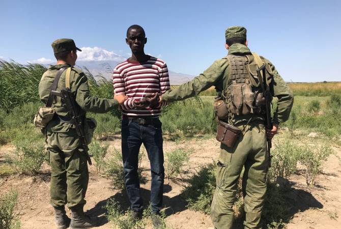 Citizen of Guinea apprehended after illegally crossing Armenian-Turkish border