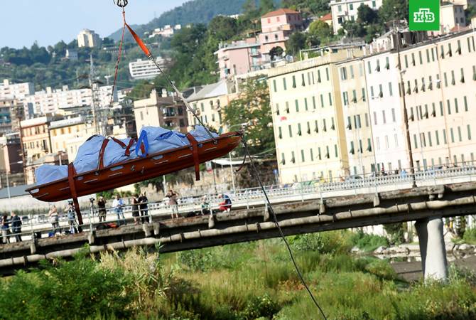 Семьи почти половины жертв обрушения моста в Генуе отказались от госпохорон